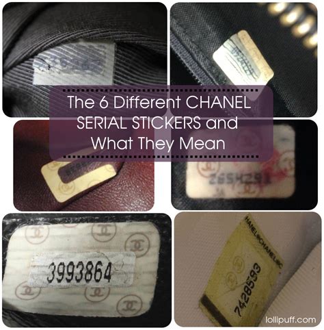 fake chanel serial sticker|chanel serial number decoder.